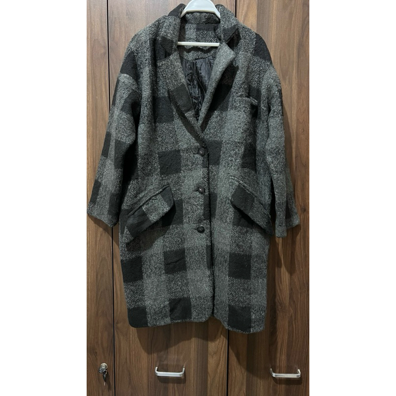 Preloved winter coat jacket snow jas pria laki laki jaket musim dingin kotak