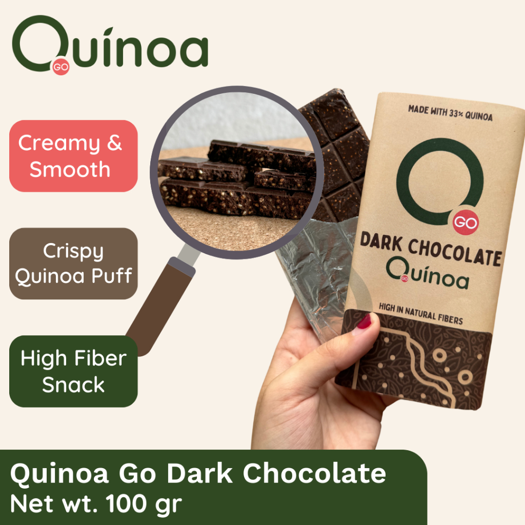 

Dark Chocolate Quinoa Go Healthy Snack High Fiber