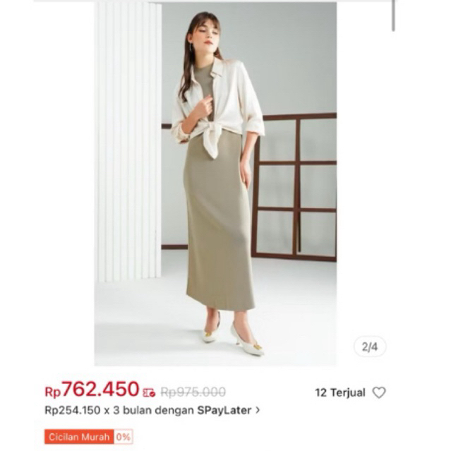 knit long dress - preloved