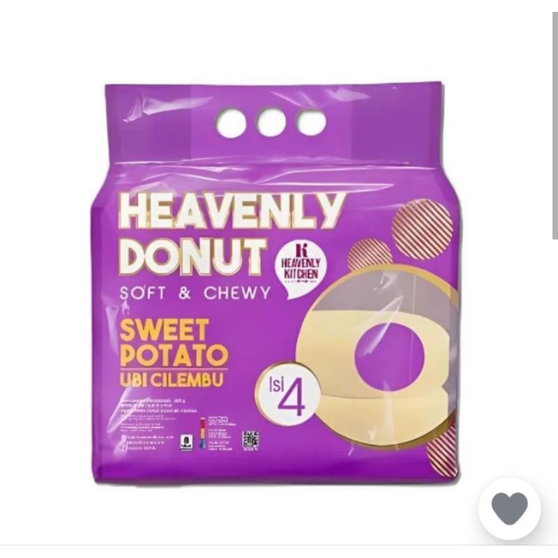 

Heavenly Donut Sweet Potato Ubi Cilebu Isi 4x55gr