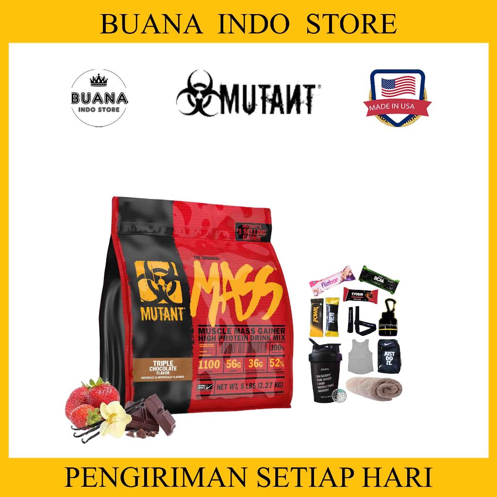 MUTANT Mass Gainer 5 LB - Susu Suplemen MutantMass Bulking 5LB
