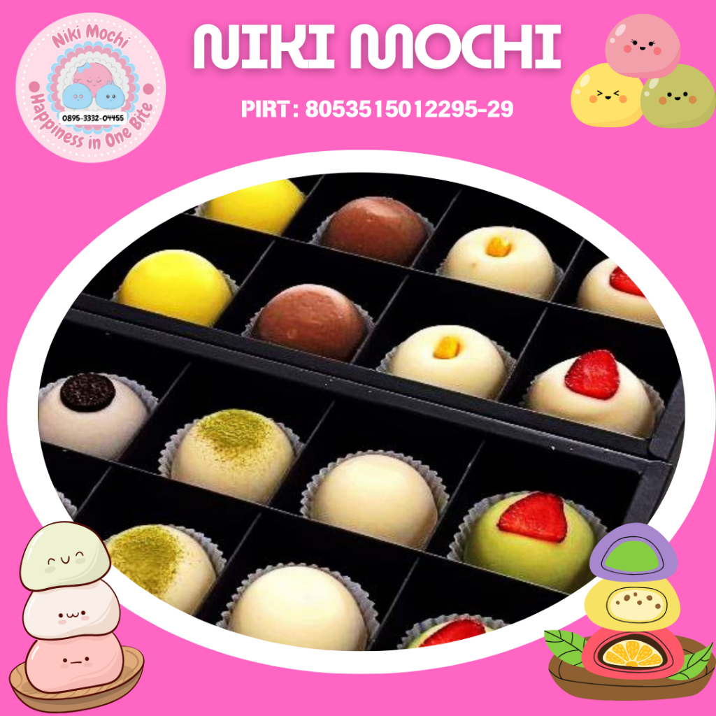 

Mochi Cream Homemade Lembut Kenyal, Aneka Rasa