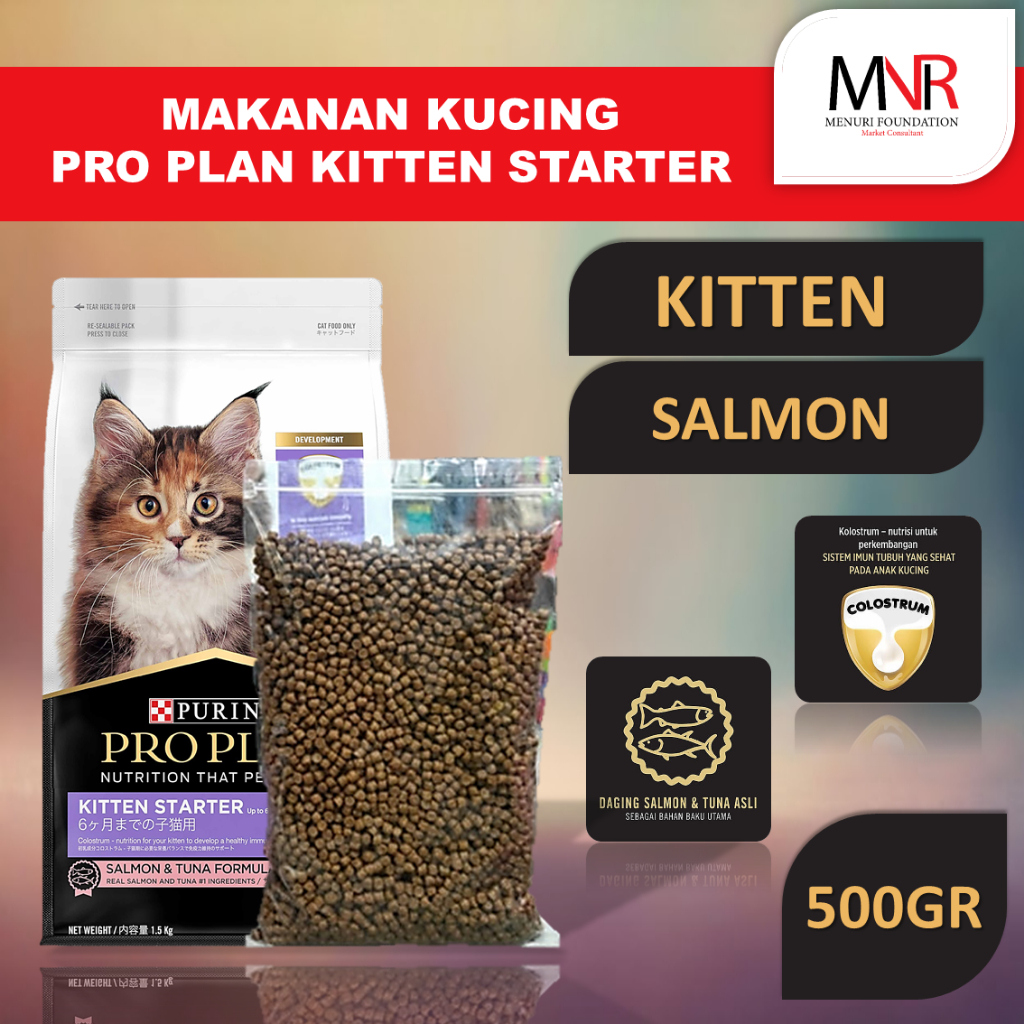 MAKANAN KUCING | PROPLAN KITTEN STARTER 500GR REPACK | MAKANAN KUCING PROPLAN