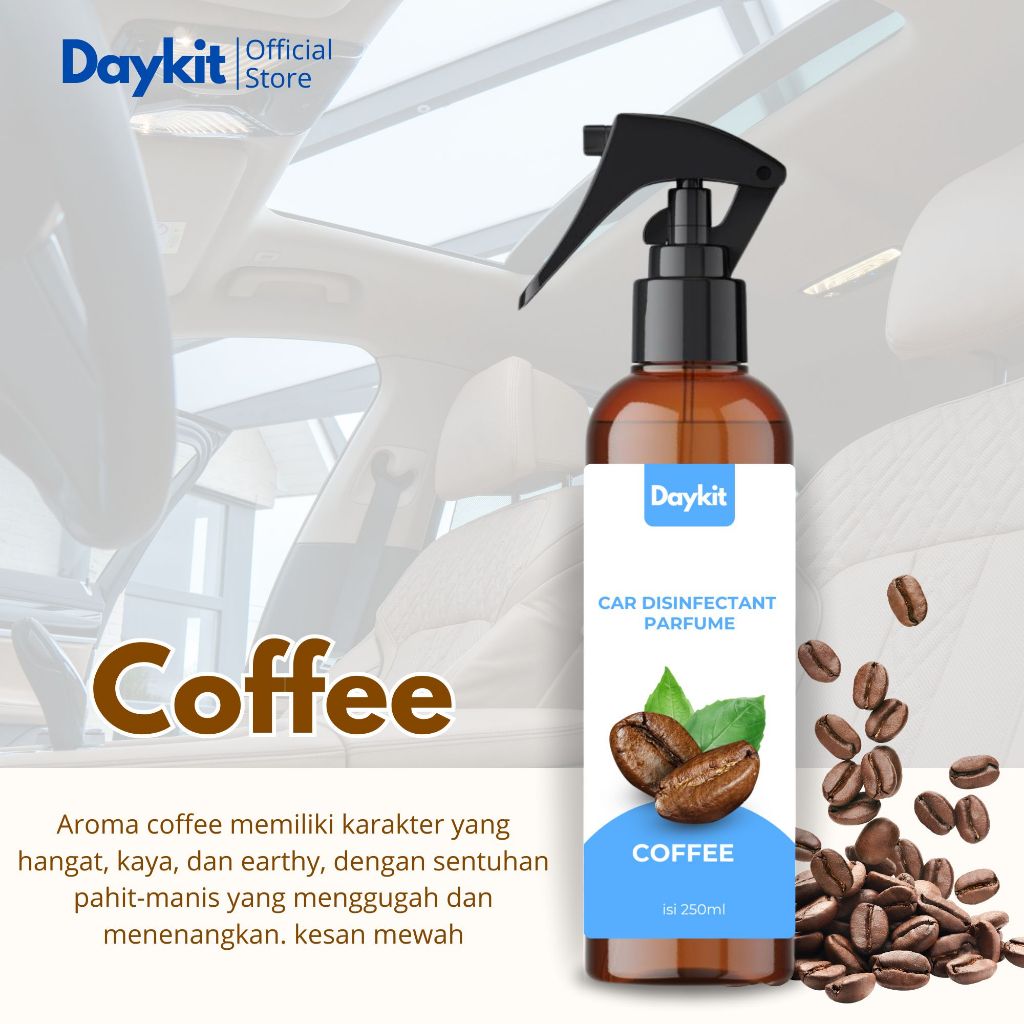 HGH DAYKIT Parfum Mobil Anti Bakteri - Desinfektan Spray Aroma Mewah
