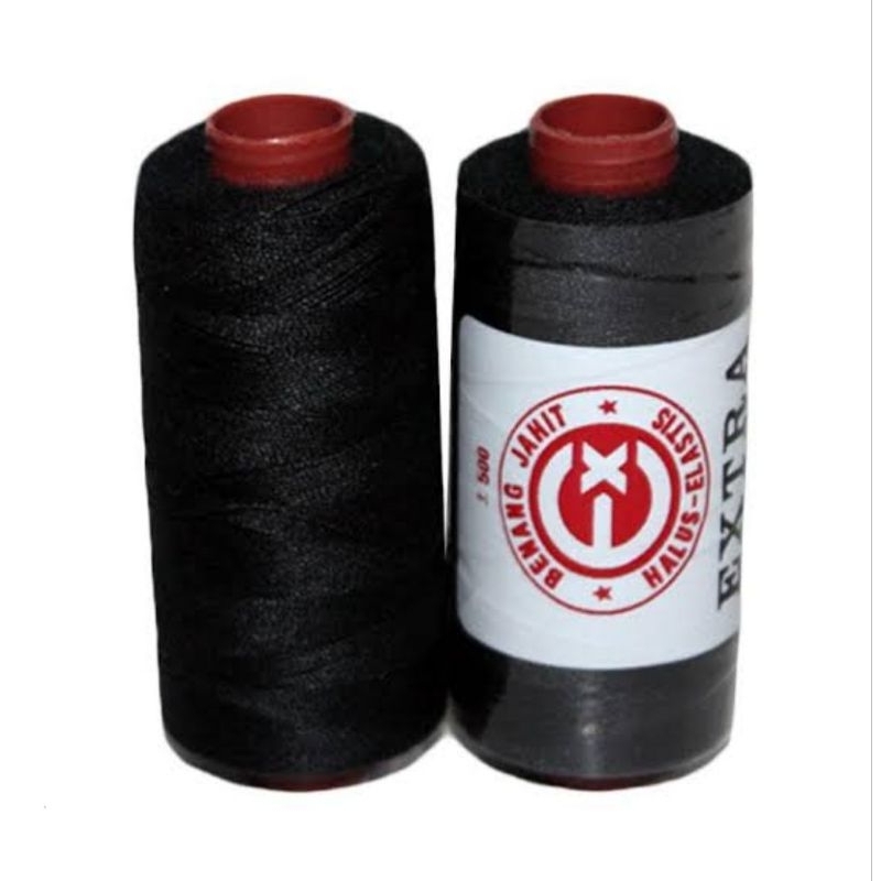 AGEN SAMARINDA_BENANG JAHIT BESAR HITAM  SATUAN