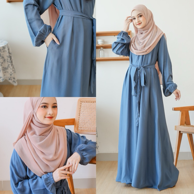 khadijah abaya katun rayon twill