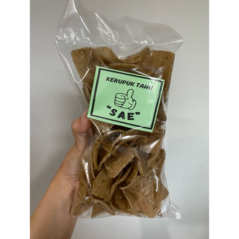 

Kerupuk Tahu “SAE” Premium / Kerupuk Rambak Tahu 1/2kg 500gram