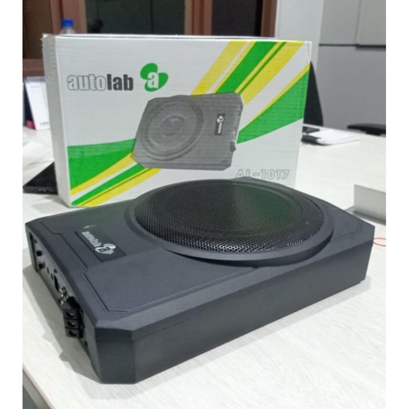 SUBWOOFER KOLONG AUTOLAB 10 inch Subwoofer Kolong Aktif Slim Bawah Jok