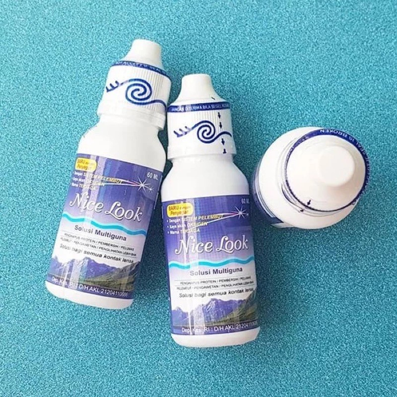Air Softlens Nice Look 60ml / Cairan Pembersih Softlens Nice Look 60ml / Air Softlens / Nice Look 60