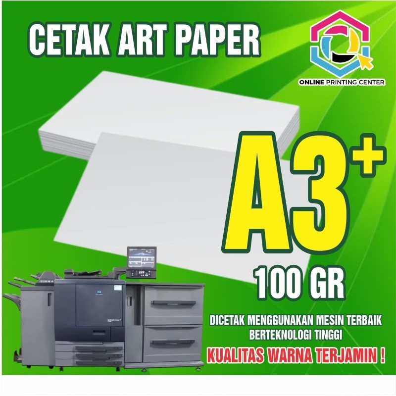 

CETAK ART PAPER A3+ 100 GR CEPAT MURAH BERKUALITAS