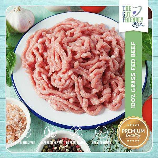 

Grass Fed Ground Veal Meat / Daging Sapi Muda Giling | Premium NZ | THE GUT FRIENDLY } 500gr