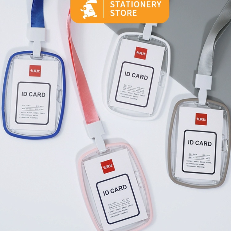 

Penjualan Sekarang Gantungan name tag ID Card Holder Gantungan Kartu Nama Rabbit Stationery