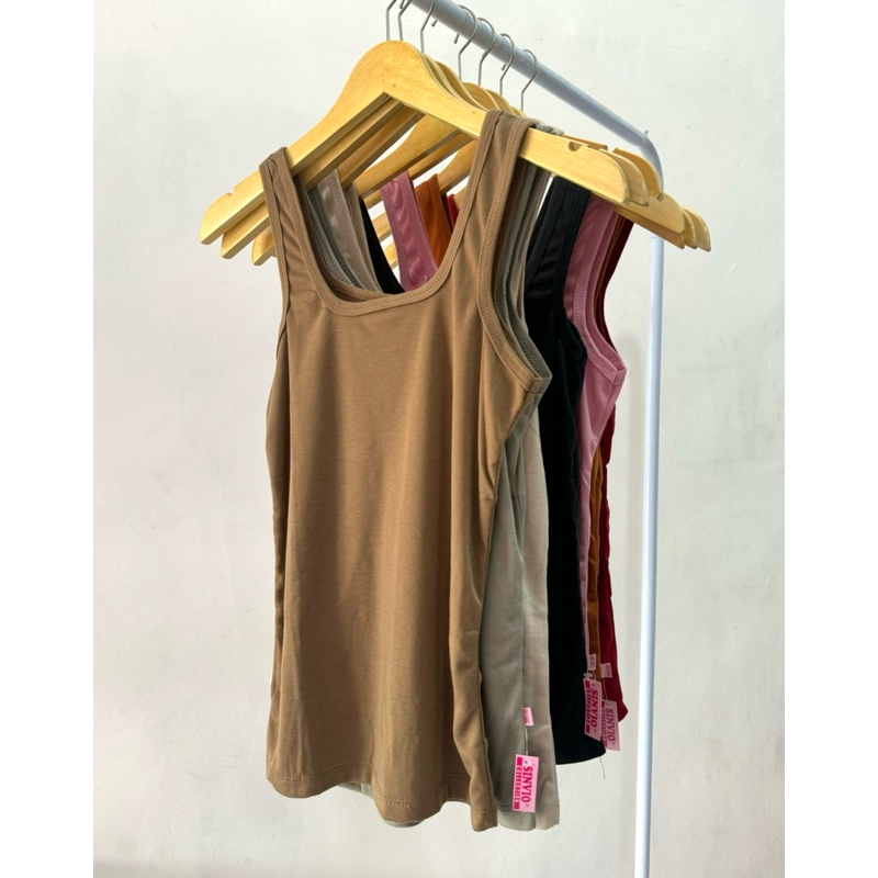 Tanktop Wanita Bahan Kaos / Tanktop Tali Bahan Kaos / Yukensi Kaos / Yukensi Wanita Bahan Kaos