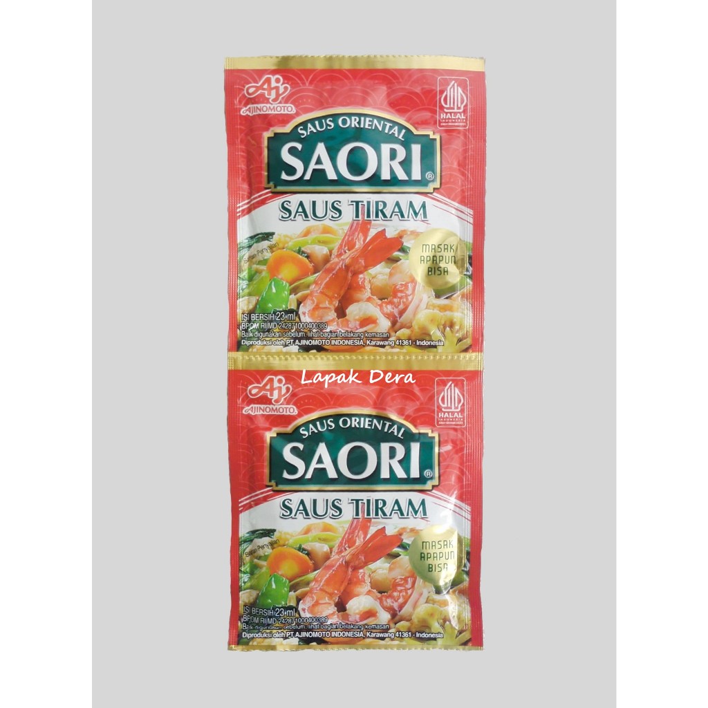 

SAORI Saus Tiram Oriental Oyster Kemasan Sachet 23 ml