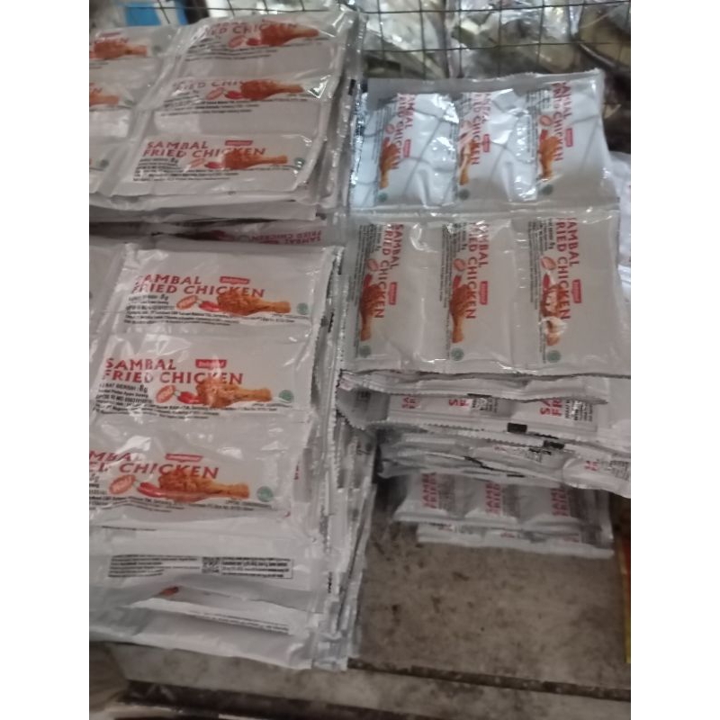 

SAUS SAMBAL FRIED CHICKEN PEDAS INDOFOOD RENTENG ISI 24 PCS