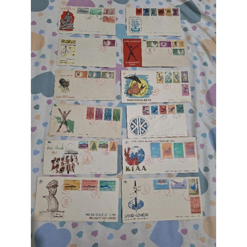 

perangko kuno SHP mix enam isi 12 amplop