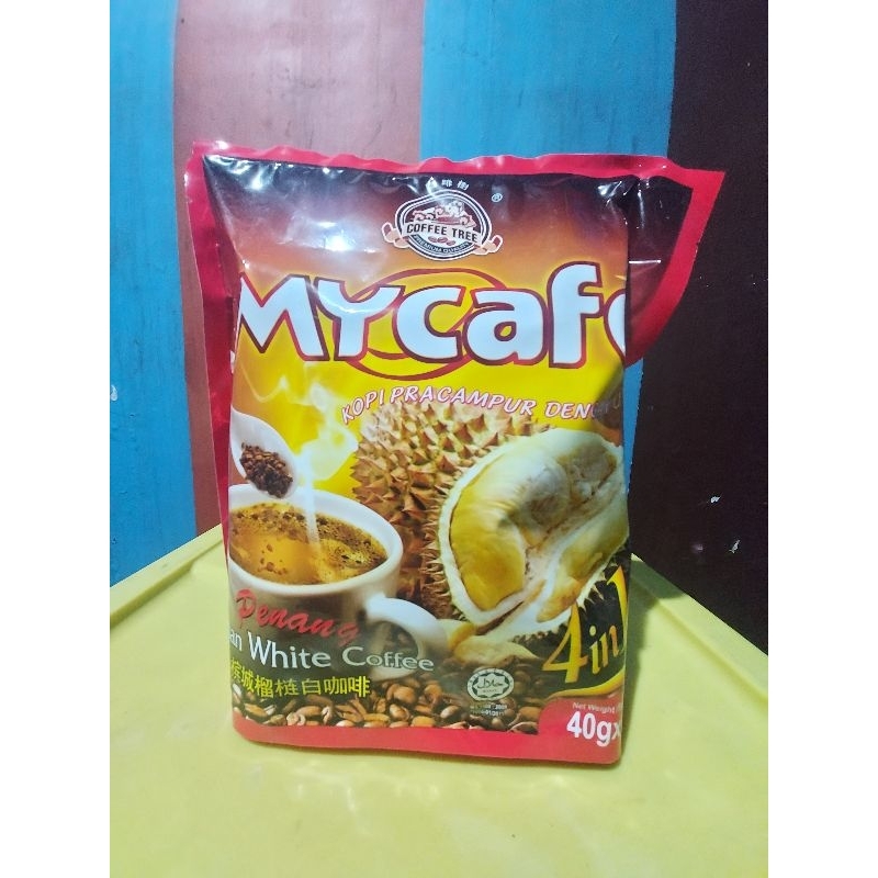 

Coffee Tree MyCafe Durian (15x40gr) My Cafe Penang White Coffee Durian Kopi Duren