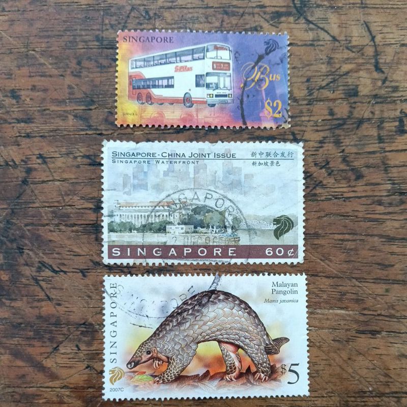 

set perangko LN Singapura 3pcs(A21)