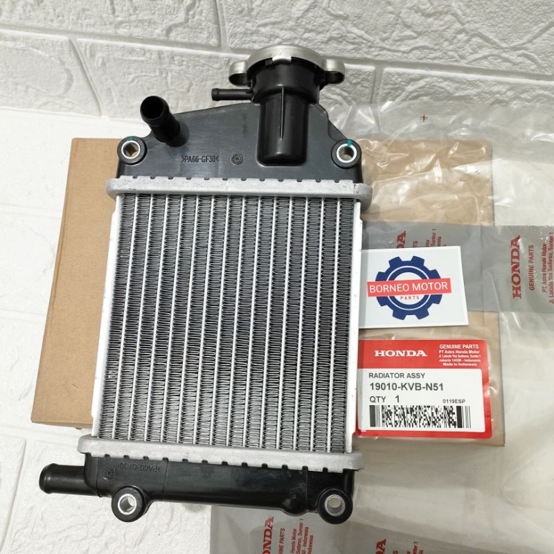RADIATOR KVB UNTUK MOTOR HONDA VARIO 110 KARBU, VARIO  110 OLD KARBU