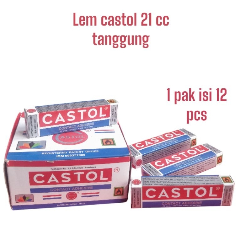 

[harga grosir] lem castol tanggung 21 cc per pak 12 pcs