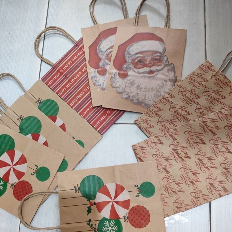 

Paperbag Christmas Tas Natal Bahan kertas