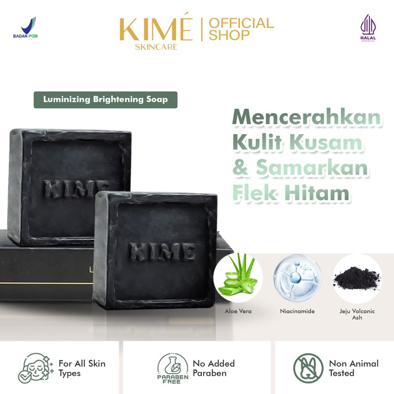 Kime Skincare Luminizing Jeju Brightening Soap