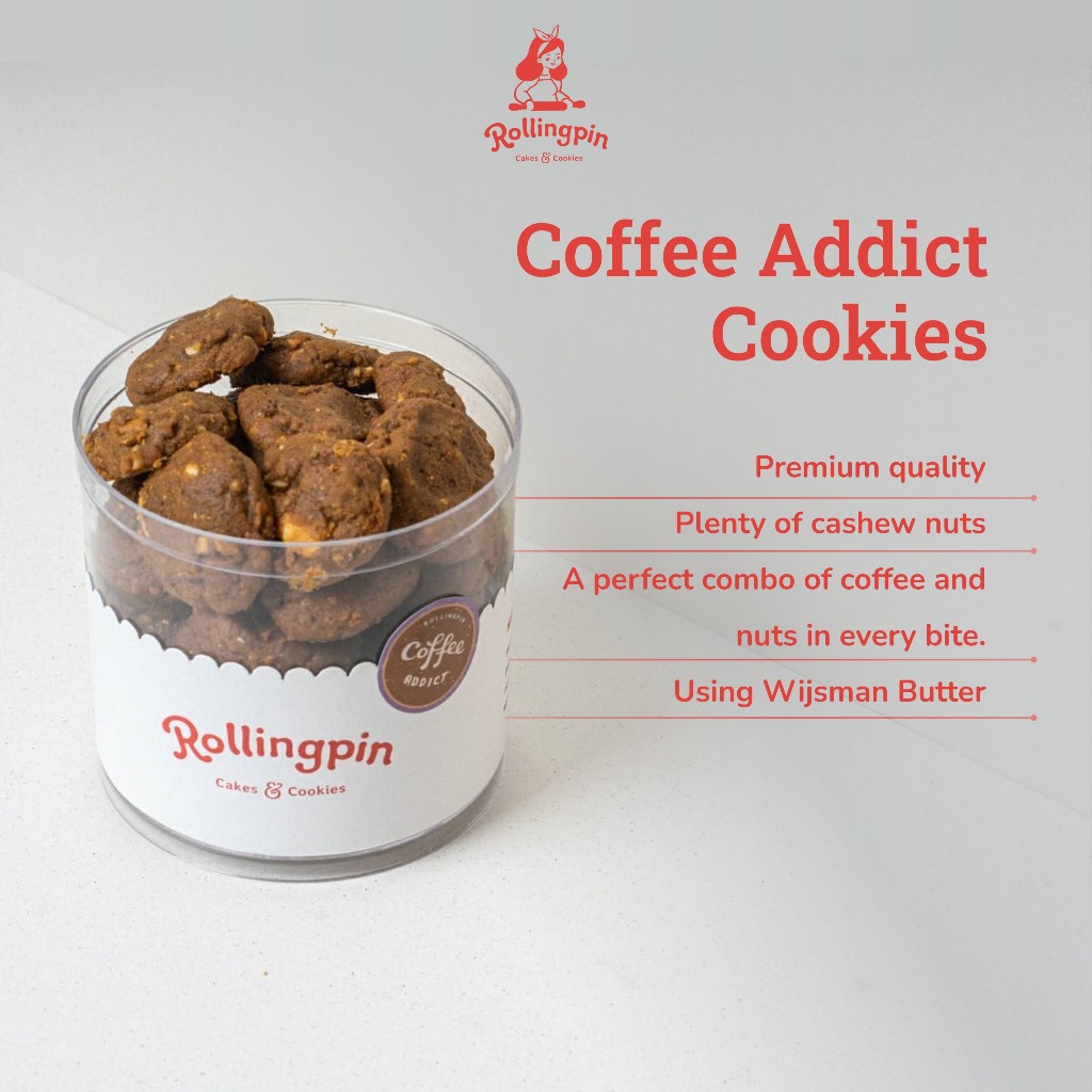 

Coffee Addict Cookies - Rollingpin Cakes & Cookies®