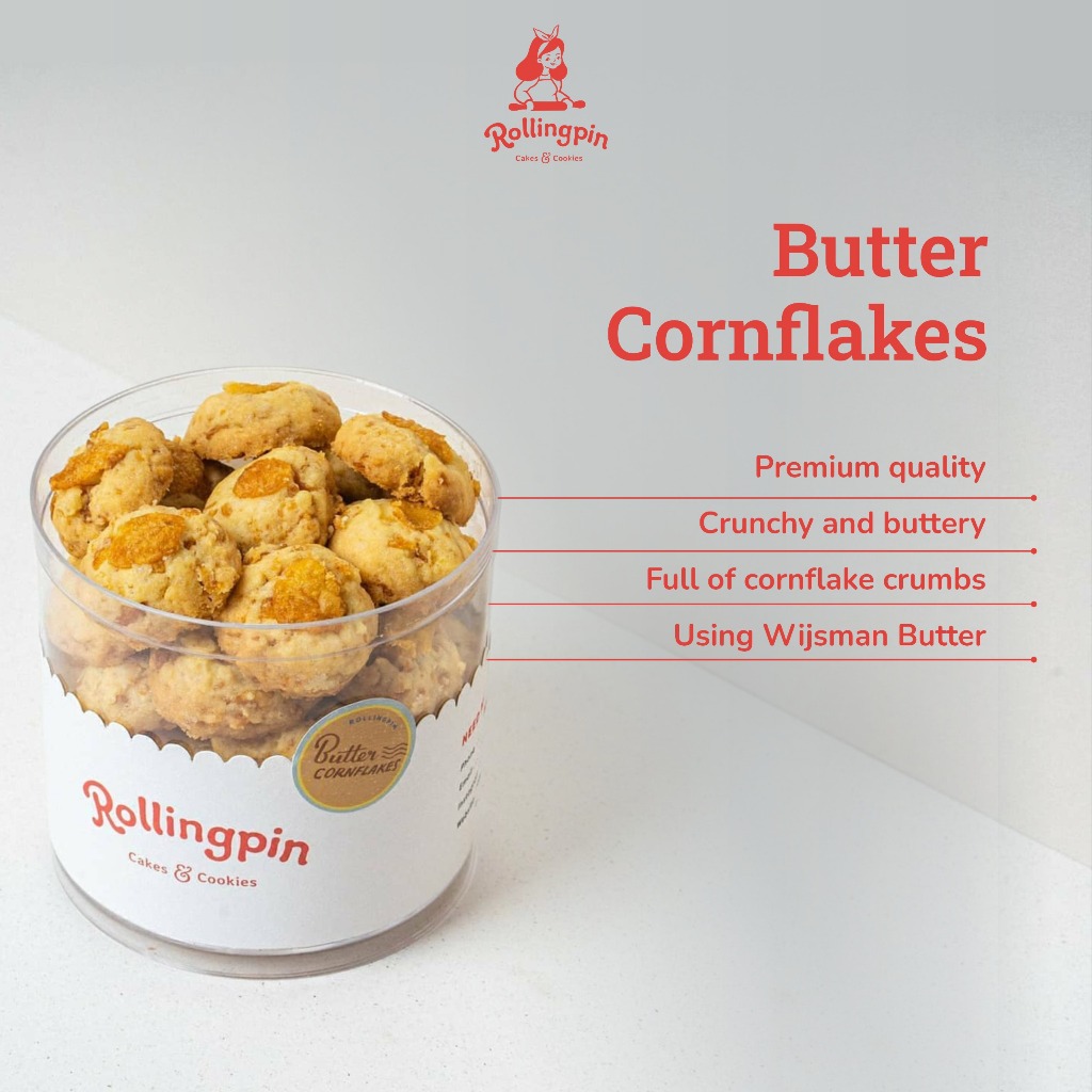 

Butter Cornflakes - Rollingpin Cakes & Cookies®