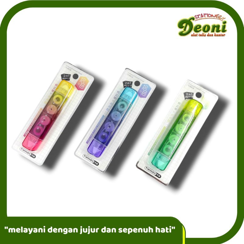 

TWINGO Correction Tape 2in1 6842