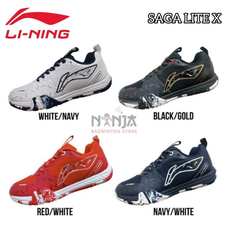 Sepatu Badminton Lining SAGA LITE X Saga Lite 10 Original