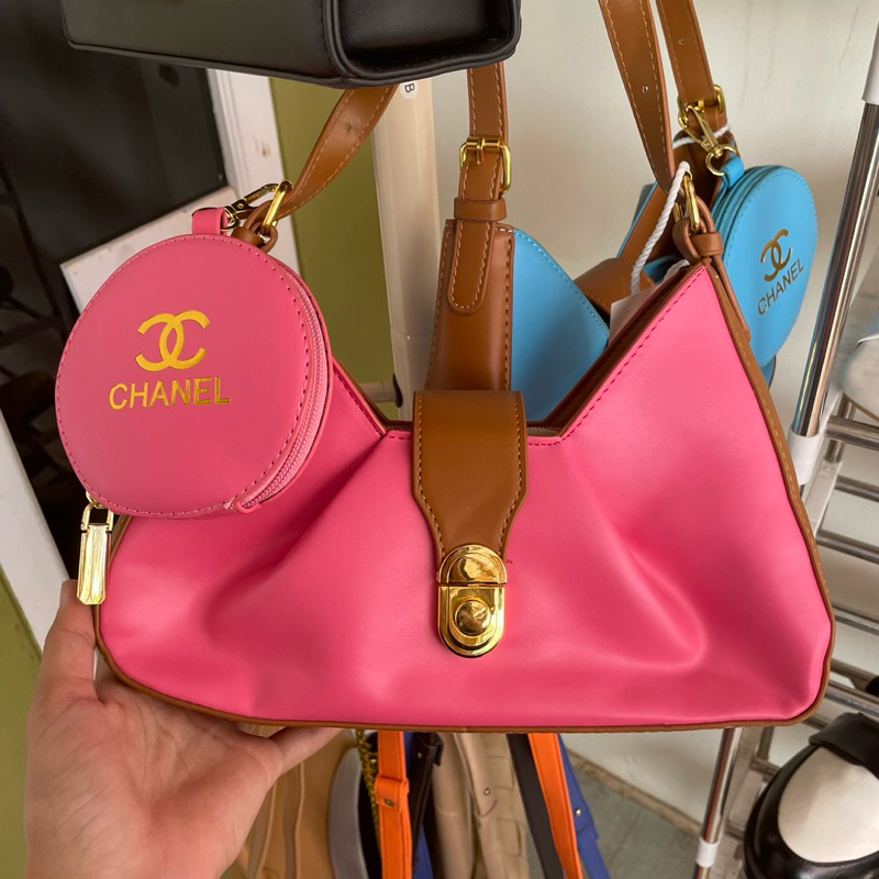 Tas Selampang Tali Undangan Wanita Kulit Sintetis