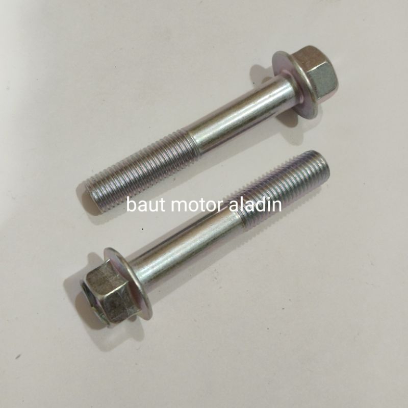 Baut Topi/Flange Bolt 14/M10x60mm Kunci 14