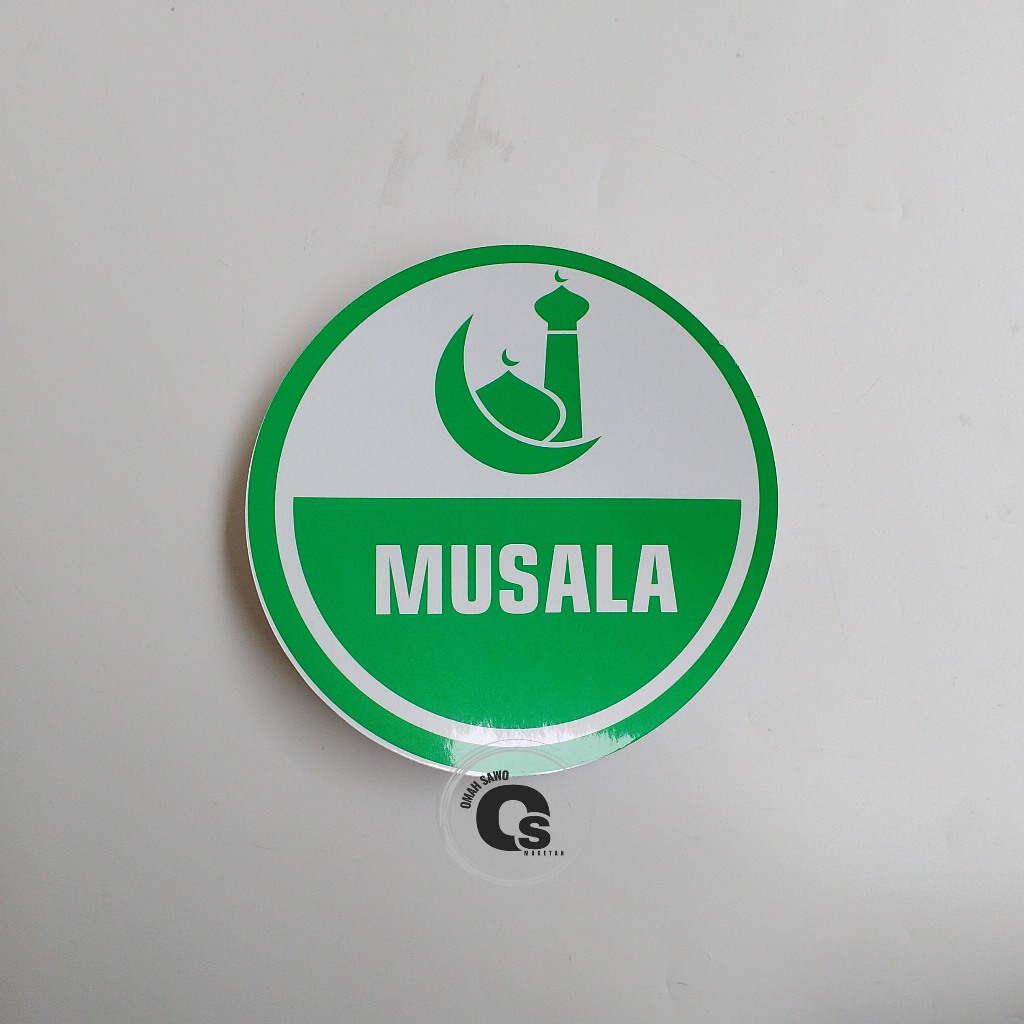 

Stiker Musala - Stiker Masjid - Tempat Ibadah - Stiker Vinyl Bulat