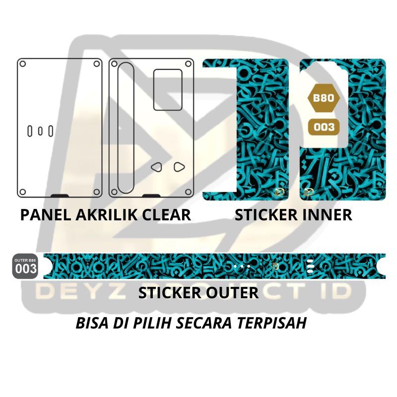 

Fullset Ukuran 8 0 B Stiker Set Bahan Cutting Dan Panel Transfaran