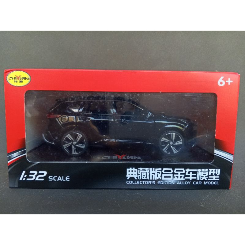 Mainan Diecast Mobil Nissan Xtrail Skala 1:32 Warna Hitam