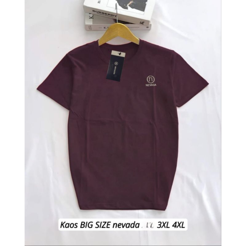 kaos Nevada wanita big size jumbo