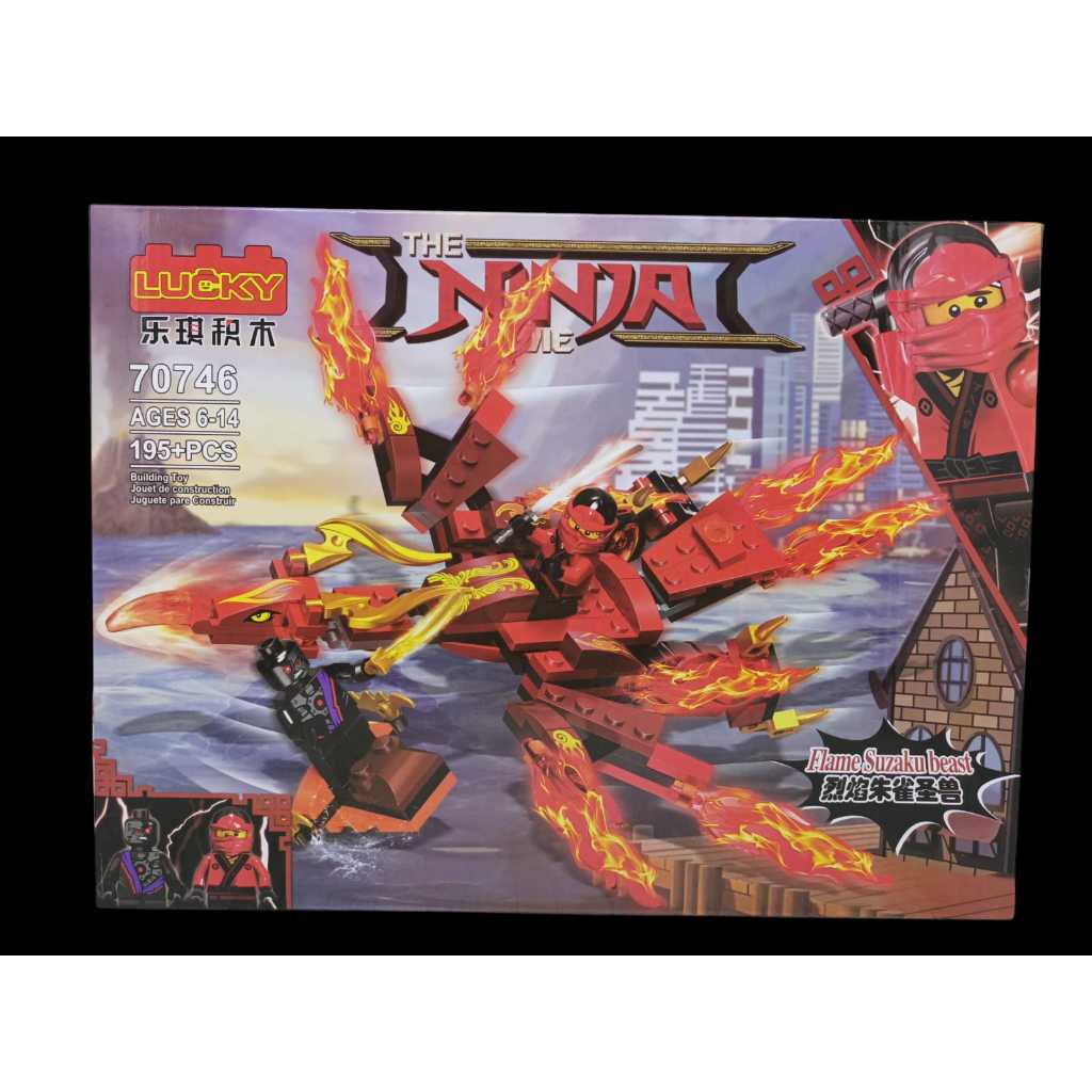 Mainan Lego Block Brick Ninja Go Dragon Model Susun Ninja Seri Edukasi Anak Laki-laki