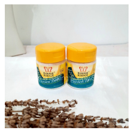 

KOEPOE kupu kupu Citroen Zuur Zur Pengatur Asam Sitrat Sitrun 65 gr