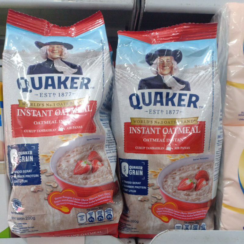 

Quaker Oatmeal instan 200gr