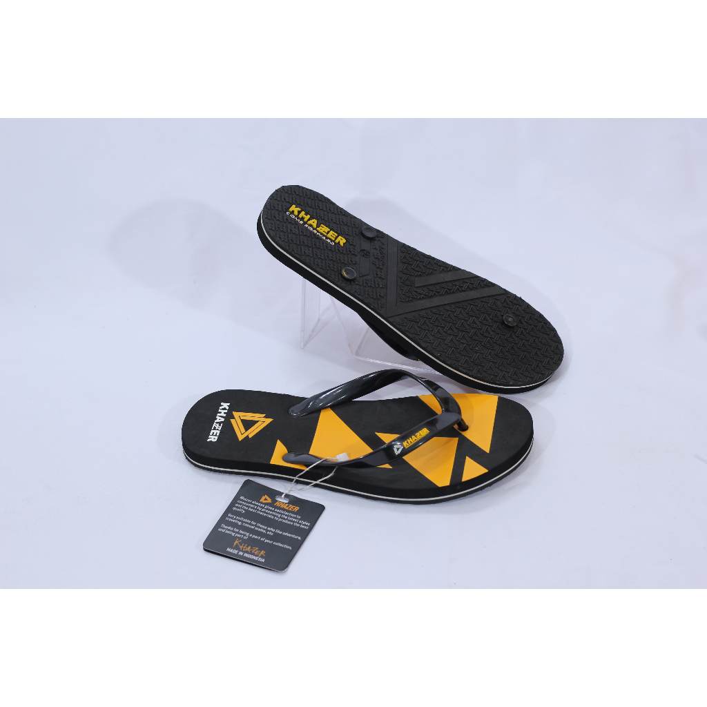 Sandal Jepit Pria Sandal Distro Cowok Sandal Karet Hitam Size 39-44