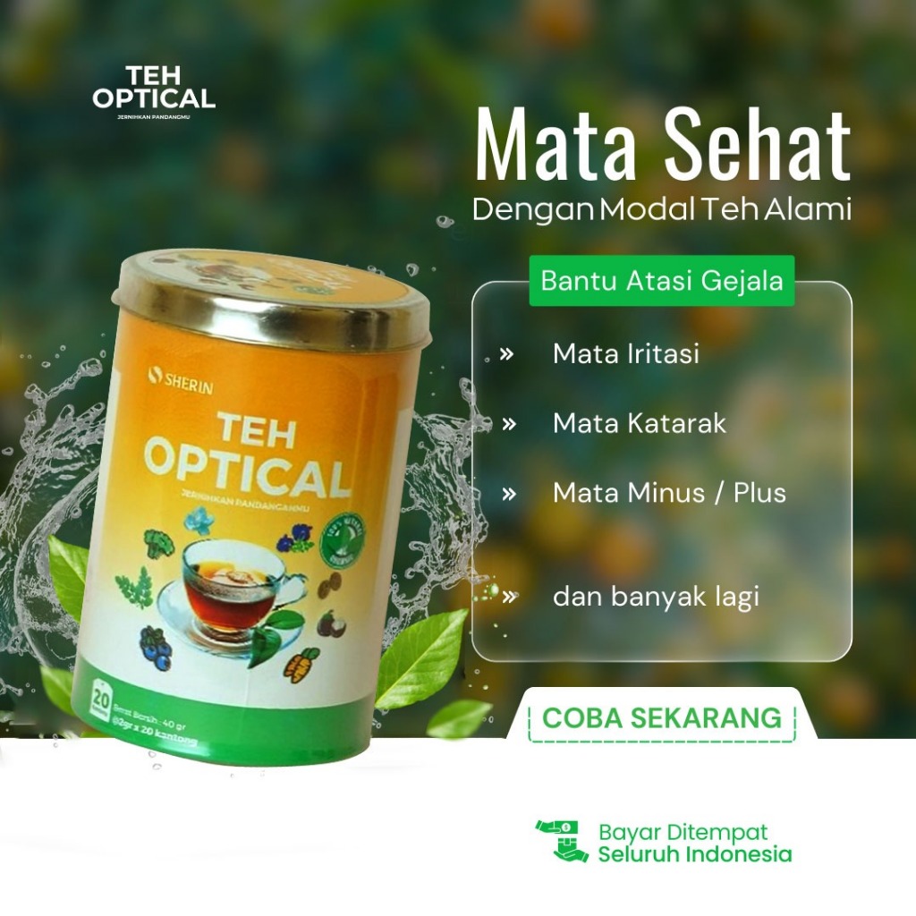 

Teh Optical By Sherin Herb - Teh Optical 1 Kaleng isi 20 Pcs