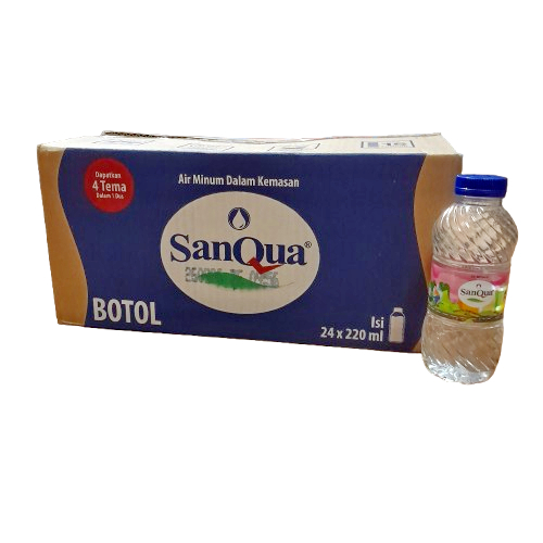 

Air Mineral Botol 220ml Sanqua Carton isi 24