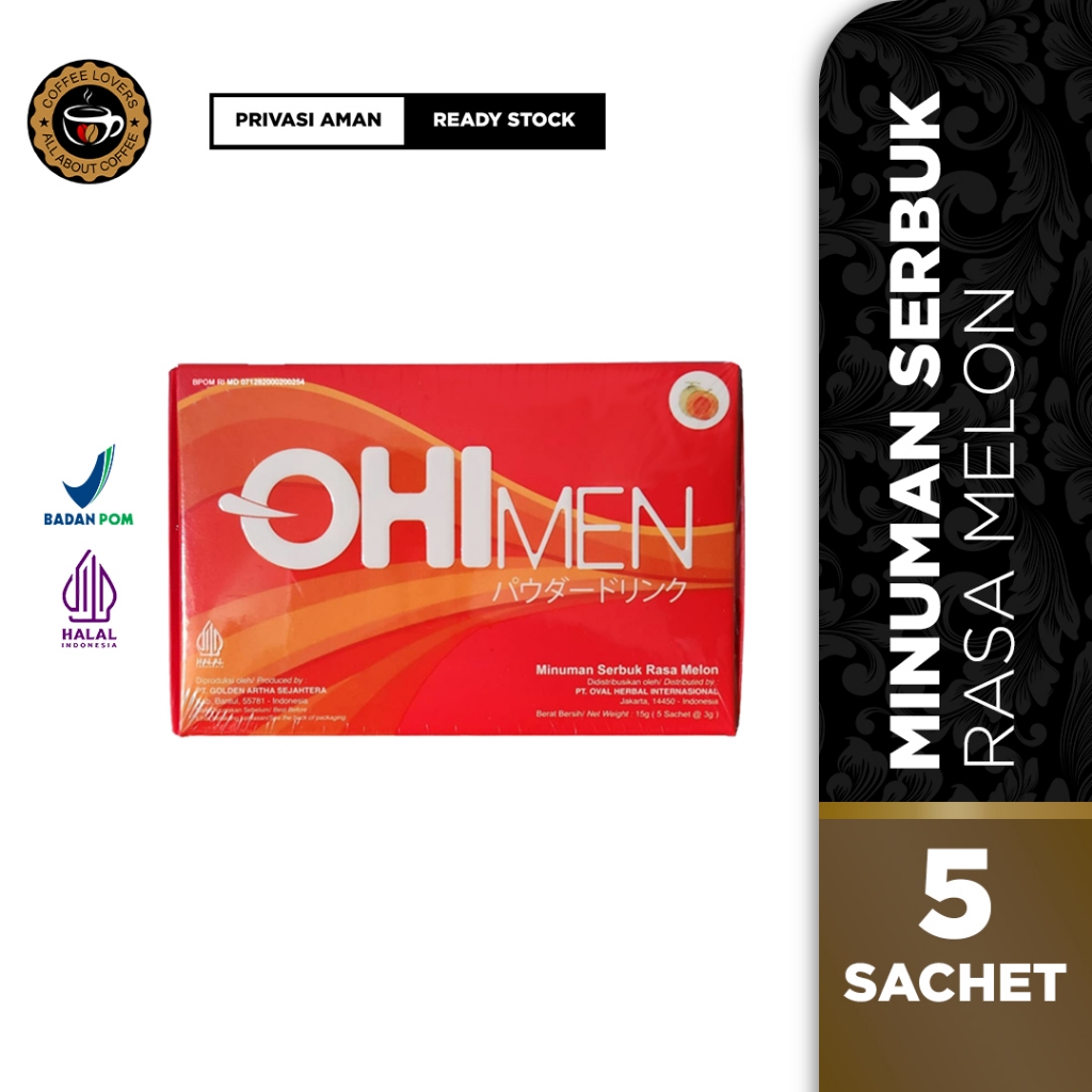 OHImen Suplemen Stamina Pria dengan Ginseng BPOM