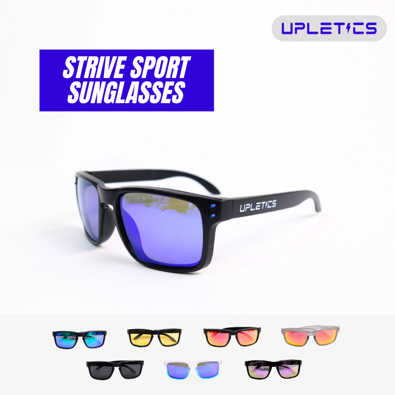 RB Upletics STRIVE Sport Polarized Sunglasses Kacamata Olahraga Anti UV Sinar Matahari Kacamata Lari