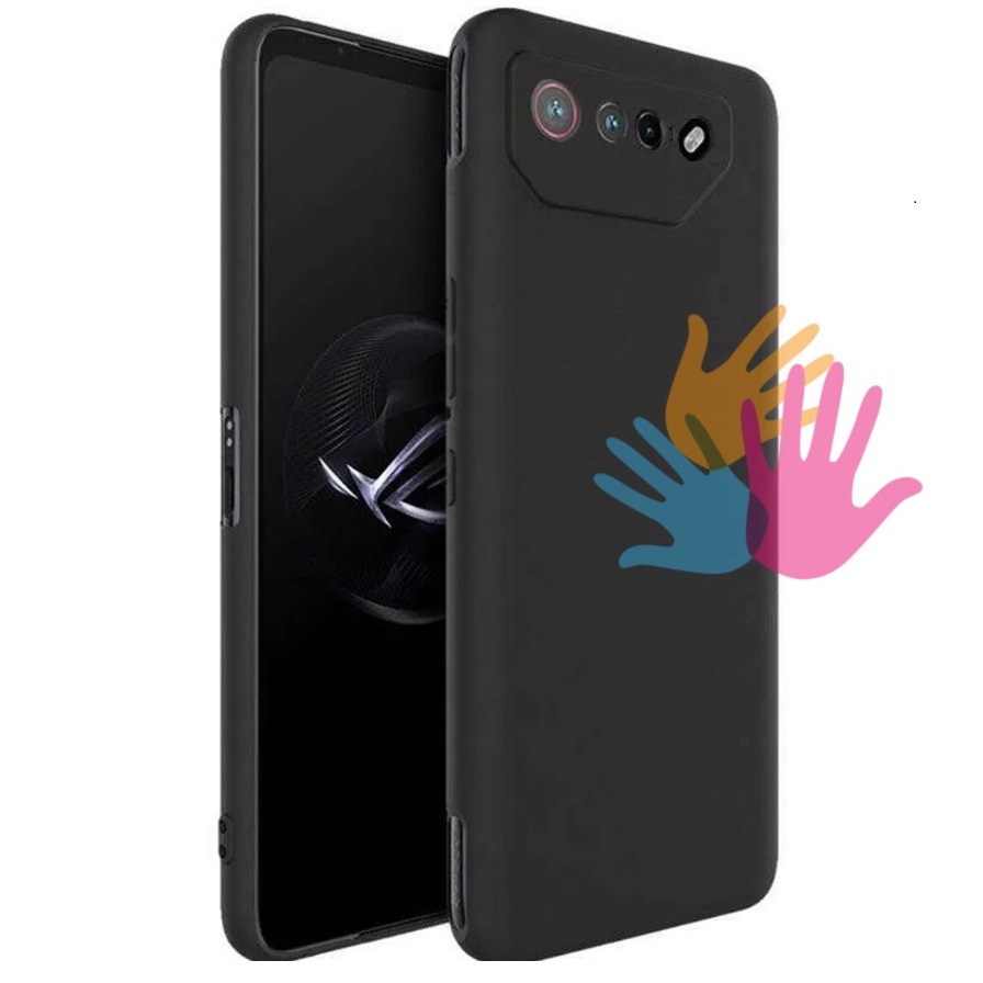 Casing ROG PHONE 7 / Casing ROG PHONE 3 Case Silikon Softcase NewGene Supcase Black