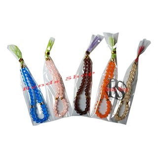 100pcs Souvenir Tasbih Mute Transparan Kecil Plastik Mini 33 Butir Sovenir Pernikahan Murah