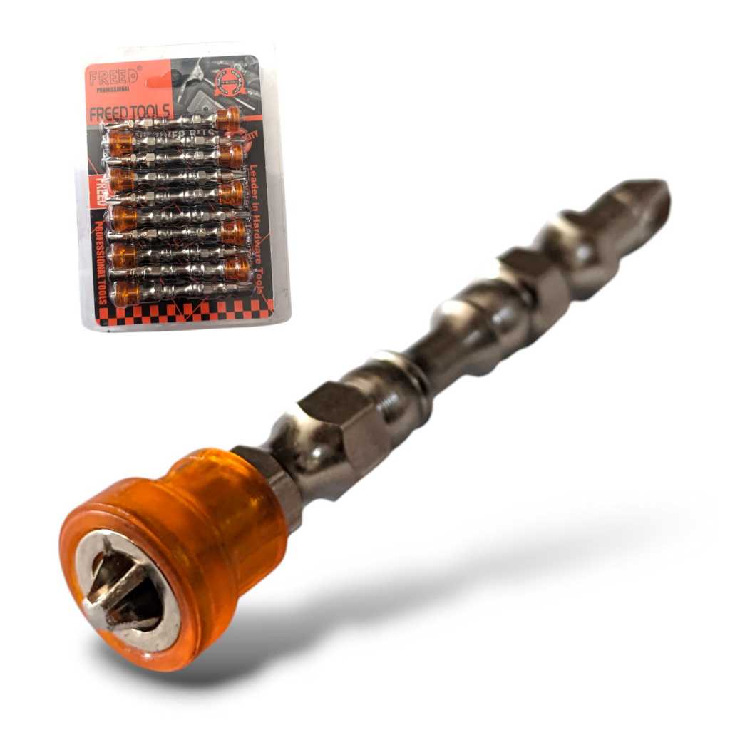 FREED 5 Pcs Mata Obeng Angin Obeng Gypsum PH2 X 65MM Mata Bor Mata Screw driver - Obeng Skrup Plus+