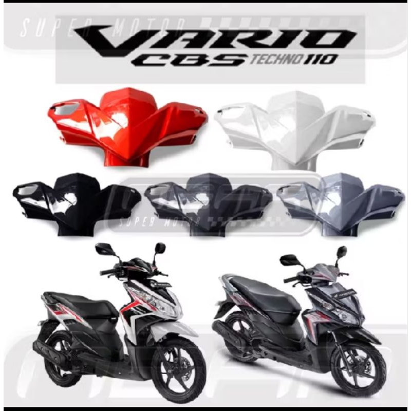 batok depan vario techno 110 karbu batok kepala depan vario techno 110 karbu