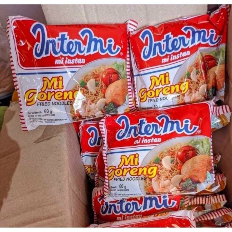 

Paket 10 Bungkus Mi Instan Rasa Original Intermie - Noodles, Food Goreng Makanan