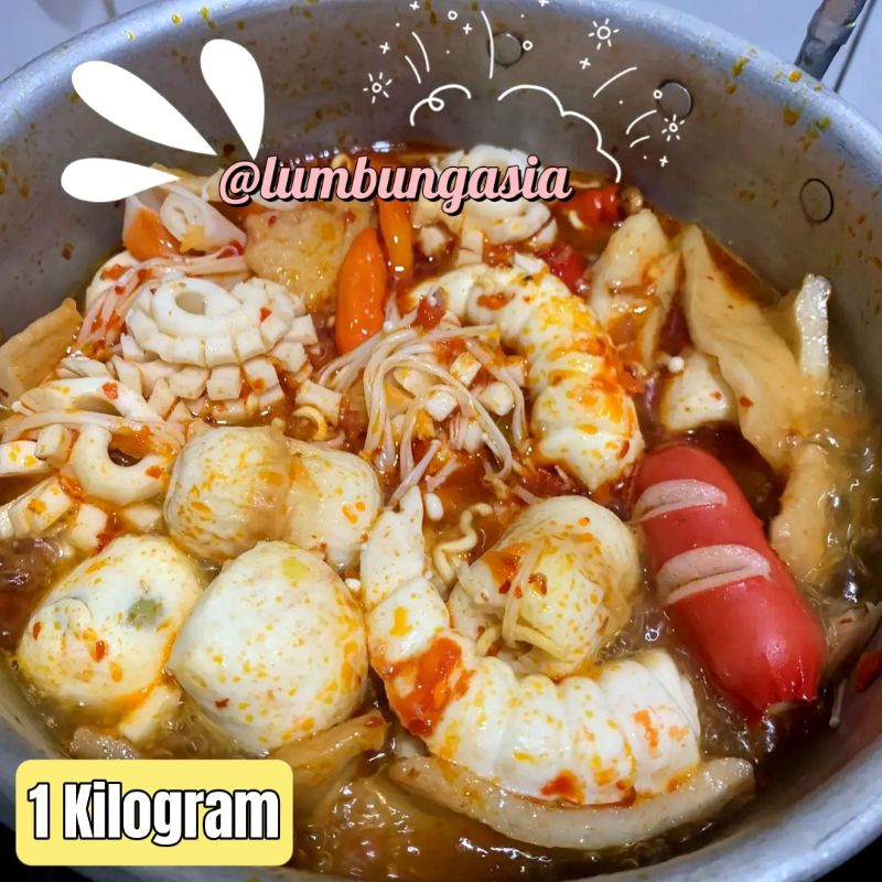 

Suki Curah Kiloan 1 Kilogram - Frozen Food Hotpot Steamboat Seafood Seblak Bakso Sosis